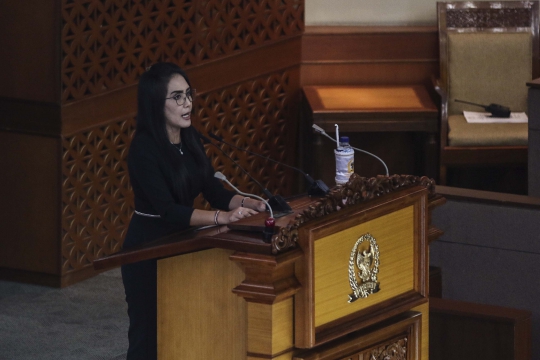 Suasana Rapat Paripurna Bahas Pansus Angket DPR Tentang Pelindo II