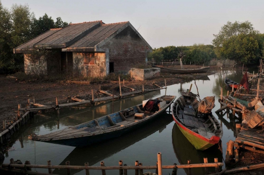 Warga Muara Gembong Dihantui Abrasi