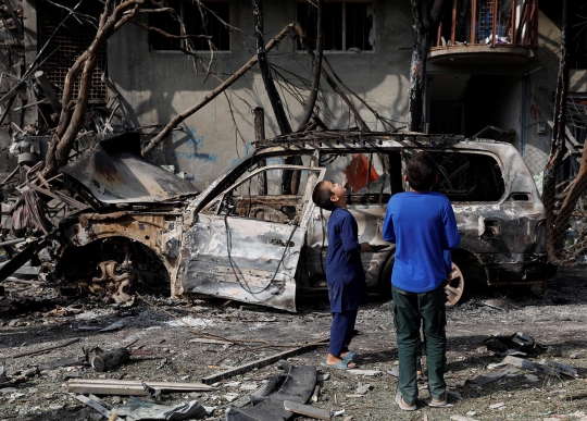 Aksi Bom Bunuh Diri Serang Kantor Pemenangan Calon Presiden Afghanistan