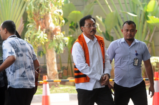 Gubernur Kepri Nurdin Basirun Jalani Pemeriksaan KPK