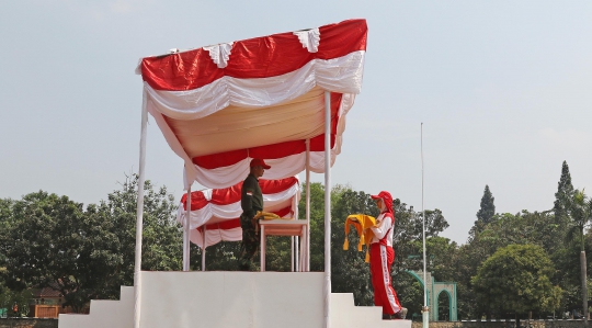 Intip Calon Paskibraka 2019 Latihan Baris-berbaris