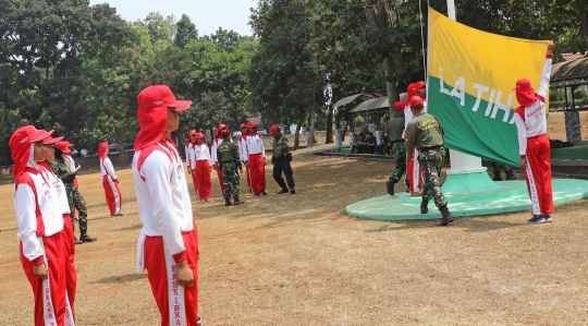 Intip Calon Paskibraka 2019 Latihan Baris-berbaris