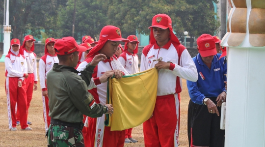 Intip Calon Paskibraka 2019 Latihan Baris-berbaris