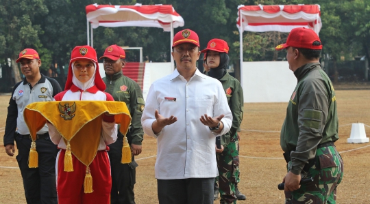 Menpora Tinjau Latihan Calon Paskibraka 2019