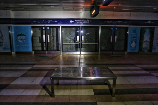 Listrik Padam, Operasional MRT Lumpuh Sejak Siang
