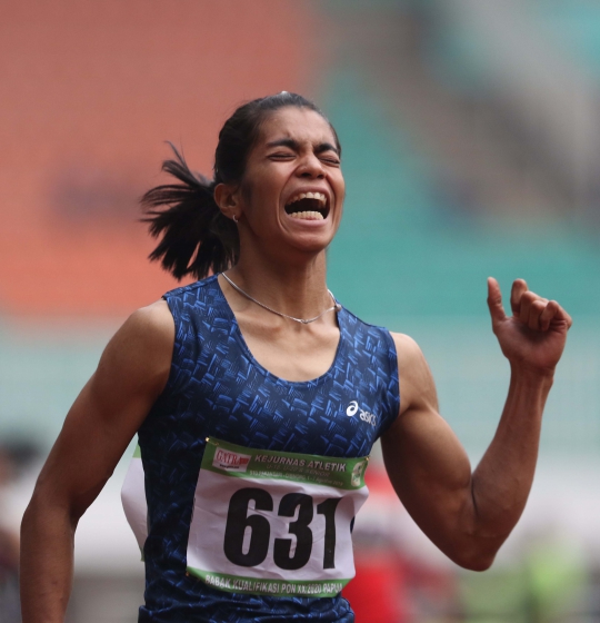 Alvin Tehupeiory Kuasai Kelas Lari 200 Meter Senior Putri