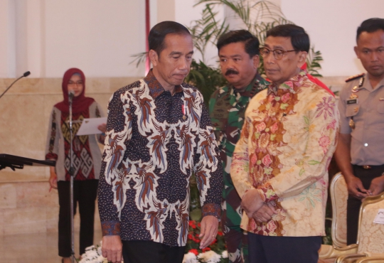 Presiden Jokowi Pimpin Rakornas Pengendalian Karhutla 2019 di Istana