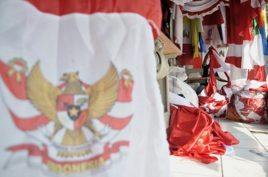 Produsen Bendera Merah Putih Kebanjiran Order