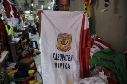 Produsen Bendera Merah Putih Kebanjiran Order
