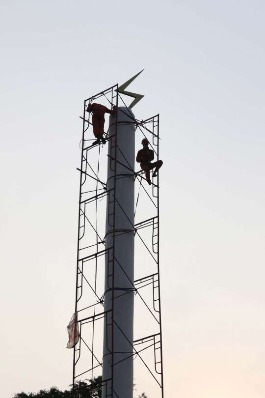 Melihat Persiapan Konservasi Patung Proklamator dan Tugu Proklamasi