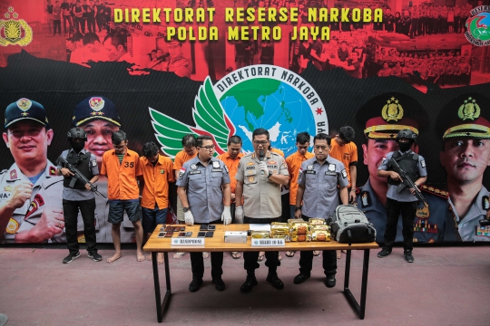 Polisi Ungkap Sindikat Narkoba Jaringan Internasional Malaysia-Jakarta
