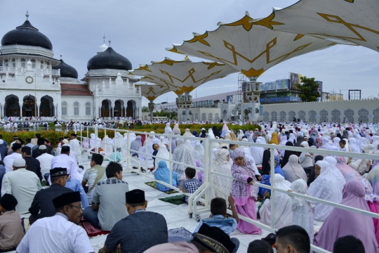 Suasana Salat Id Idul Adha di Negeri Serambi Mekah