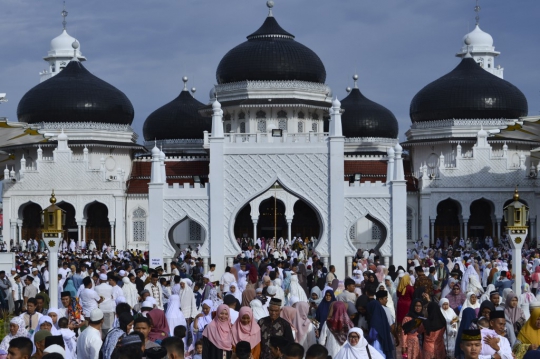 Suasana Salat Id Idul Adha di Negeri Serambi Mekah