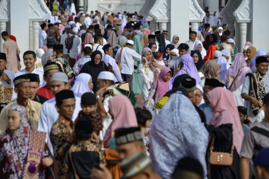 Suasana Salat Id Idul Adha di Negeri Serambi Mekah