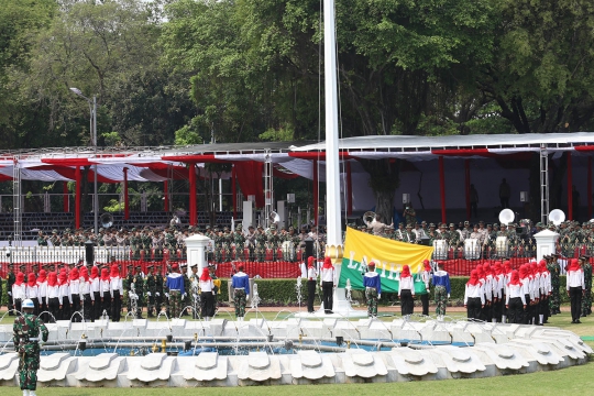 Paskibraka Nasional Gelar Gladi Kotor di Istana