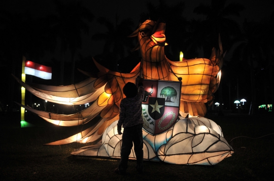 Gemerlap Festival of Light Monas Sambut HUT Kemerdekaan RI