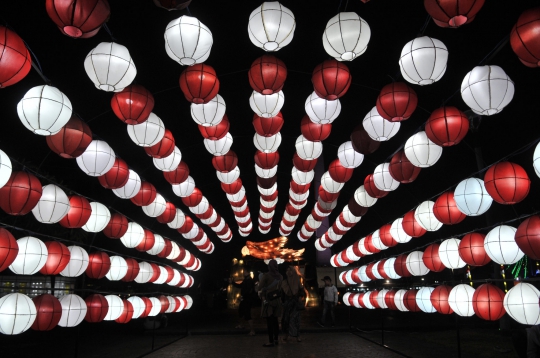 Gemerlap Festival of Light Monas Sambut HUT Kemerdekaan RI