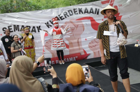 Aksi Karyawan KPK Meriahkan HUT RI ke-74