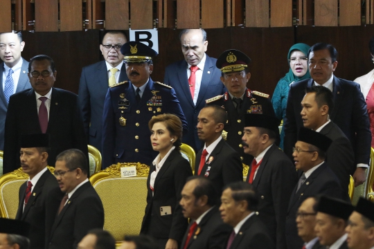Menteri Kabinet Kerja hingga Sandiaga Uno Hadiri Sidang Tahunan MPR