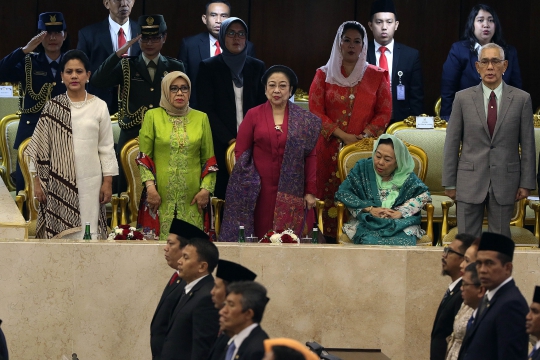 Menteri Kabinet Kerja hingga Sandiaga Uno Hadiri Sidang Tahunan MPR
