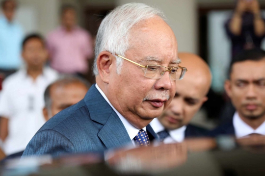 Sidang Kasus Korupsi Ditunda, Begini Ekspresi Najib Razak