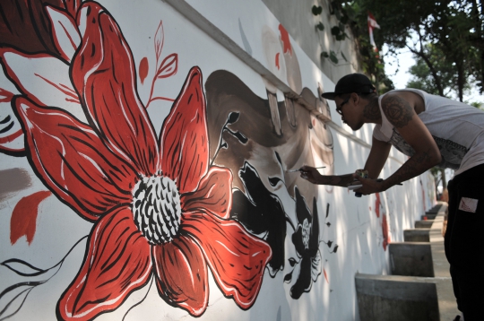 Warna-warni Project #1/Mural Cikini di Taman Ismail Marzuki