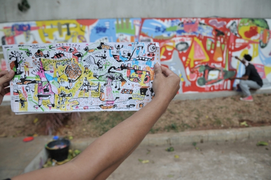 Warna-warni Project #1/Mural Cikini di Taman Ismail Marzuki
