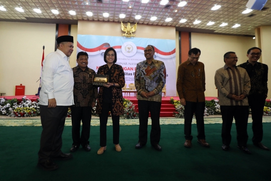 Sri Mulyani dan Fahri Hamzah Hadiri Seminar Nasional Nota Keuangan APBN 2020