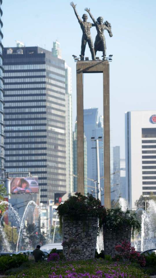 Wujud Batu Bronjong, Landmark Baru di Kawasan Bundaran HI