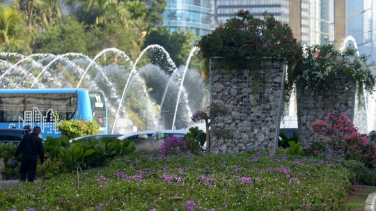 Wujud Batu Bronjong, Landmark Baru di Kawasan Bundaran HI