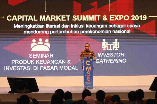 Pukul Bedug, Menko Perekonomian dan OJK Buka Pameran CMSE 2019