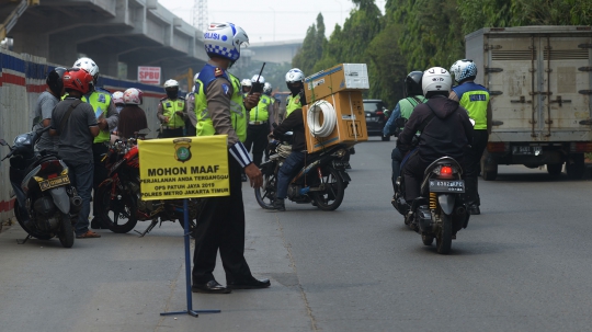 Polisi Gelar Razia Operasi Patuh Jaya 2019 di Kebon Nanas