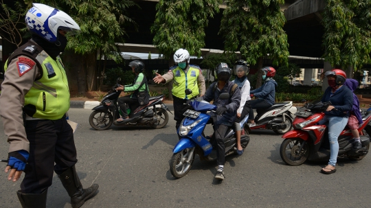 Polisi Gelar Razia Operasi Patuh Jaya 2019 di Kebon Nanas