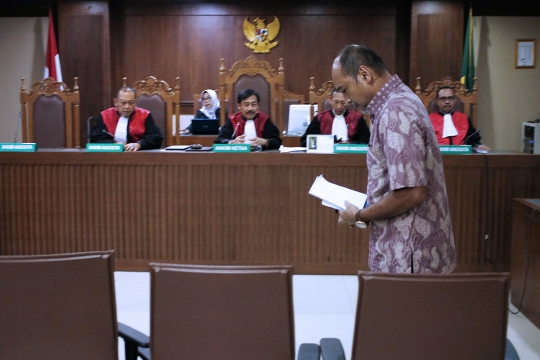 Suap Dana Hibah Kemenpora, 3 Terdakwa Jalani Sidang Pembacaan Nota Pembelaan