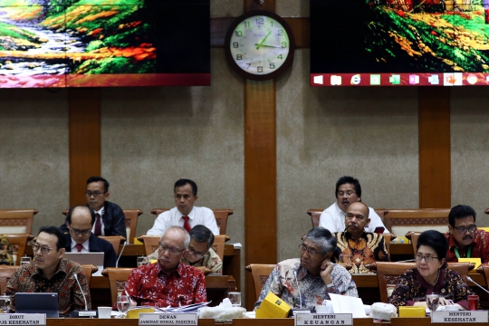 Rapat Kerja Gabungan Bahas DPR Tolak Kenaikan BPJS