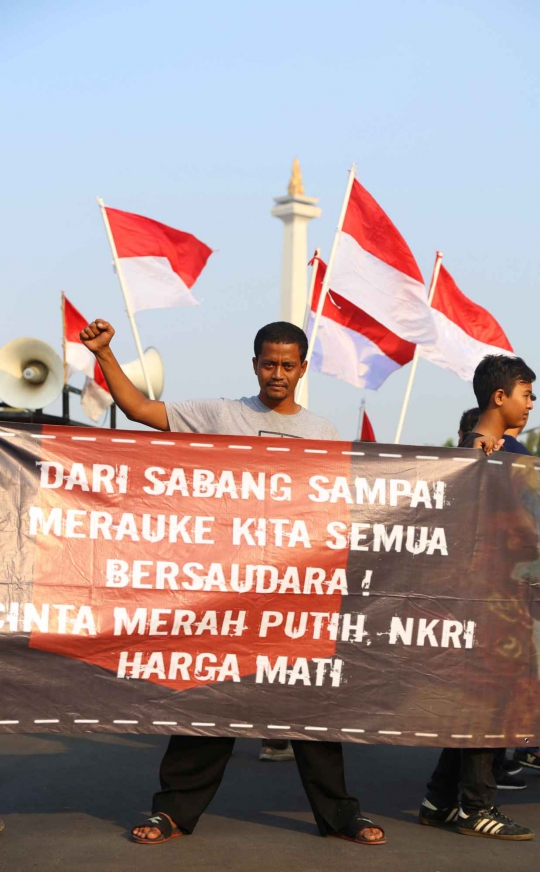 Front Pemuda Cenderawasih Papua Gelar Aksi Demo di Istana Merdeka