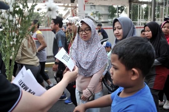 Aksi Bagi Bunga untuk Selamatkan KPK