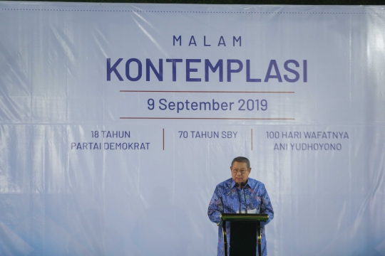 SBY Sampaikan Pidato di Malam Kontemplasi