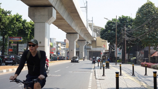 Hari Kedua Perluasan Ganjil Genap, Lalu Lintas Jalan Fatmawati Raya Ramai Lancar