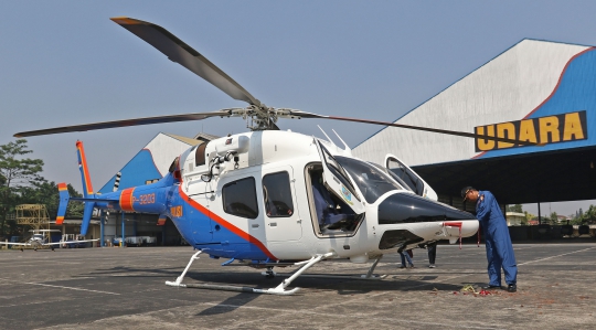 Intip Interior dan Eksterior Helikopter Terbaru Polri