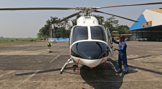 Intip Interior dan Eksterior Helikopter Terbaru Polri