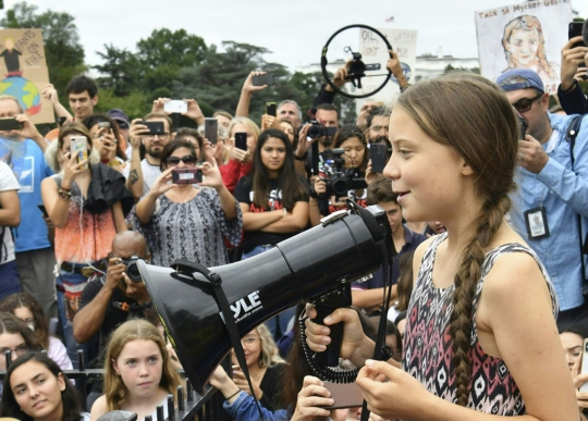Aktivis 16 Tahun Ajak Remaja Seluruh Dunia Protes Iklim di Washington