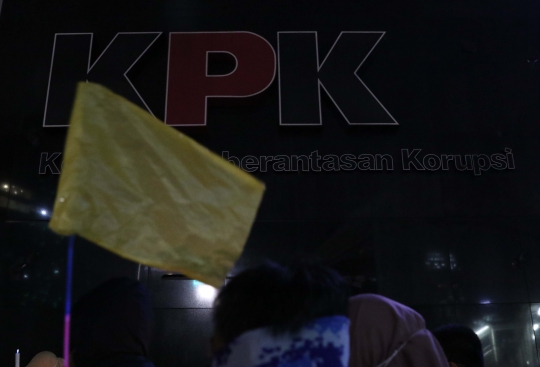 Aksi Aliansi Masyarakat Sipil Anti Korupsi Nyatakan KPK Telah Mati