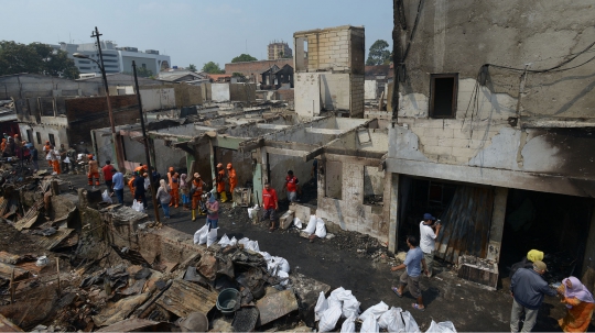 Kondisi Ratusan Rumah di Jatinegara yang Ludes Terbakar