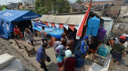 Kondisi Ratusan Rumah di Jatinegara yang Ludes Terbakar