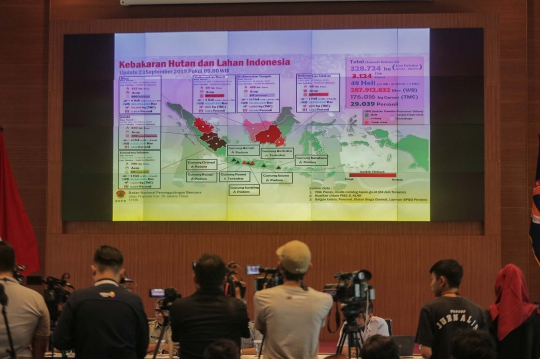 2019, Luas Karhutla di Indonesia Capai 328.724 Hektare