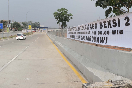 Tol Cijago Seksi 2 Beroperasi Fungsional