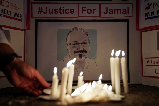 Jurnalis Peringati Setahun Pembunuhan Jamal Khashoggi