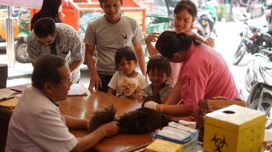 Peringati Hari Rabies Sedunia, Anjing dan Kucing di DKI Gratis Vaksinasi