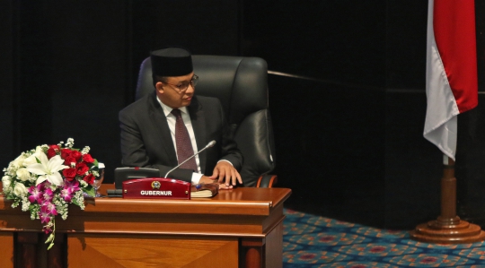 Suasana Rapat Paripurna Ketua DPRD DKI Jakarta Definitif